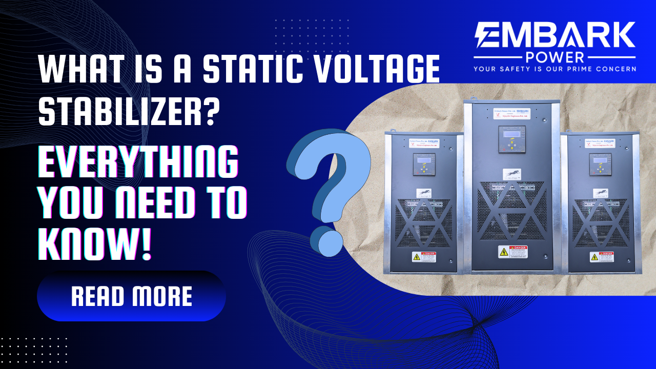 What is a Static Voltage Stabilizer? Everything You Need to Know!